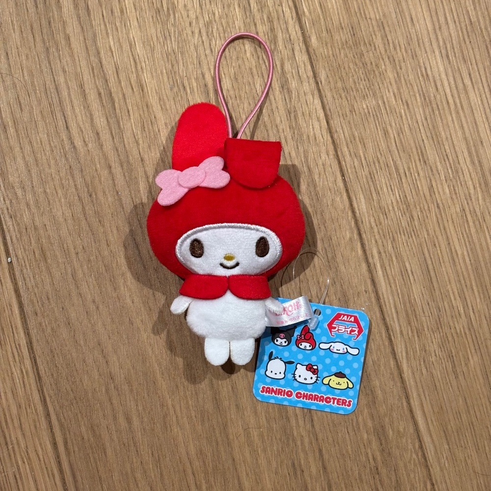 Sanrio My Melody Japan Exclusive Plush Keychain - Full Body Design, NWT